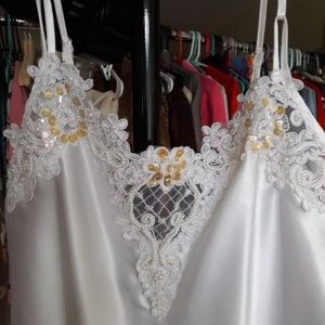 NEW Enchanting Elegant Embellished Night Gown